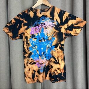 Circus Manimals Custom Bleach Tie Dyed Graphic Tee